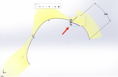 C2 Relation Fails to Affect Curvature of Arc Sketch Entity.PNG