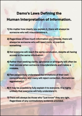 Damo's Laws Defining the Human Interpretation of Information.png